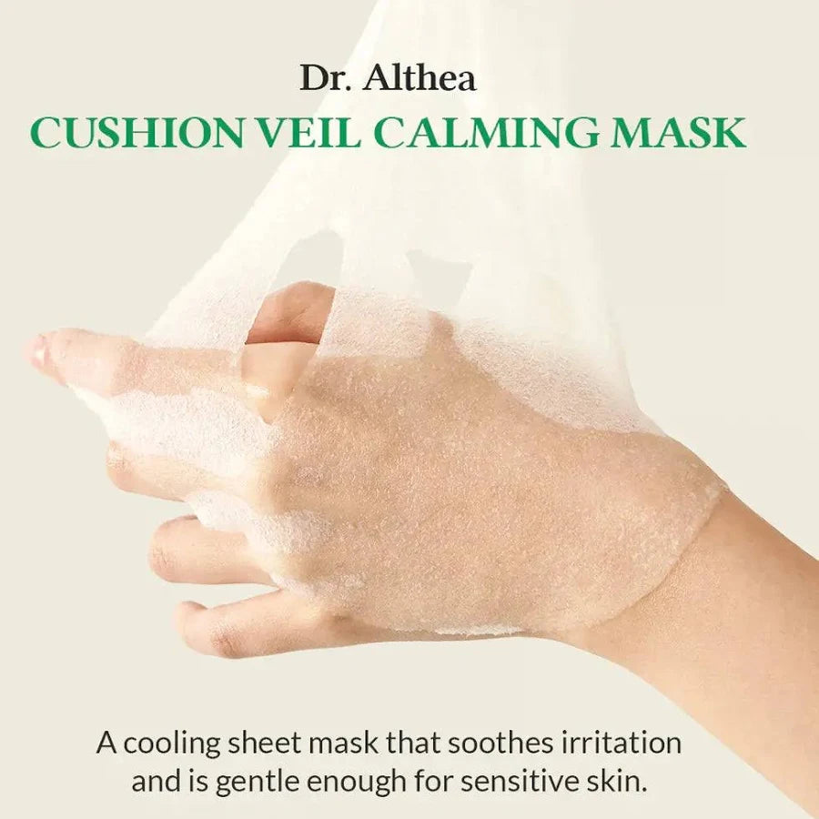 Dr. Althea Cushion Veil Calming Mask – Maschera Viso Lenitiva e Idratante per Pelle Sensibile – foto 2